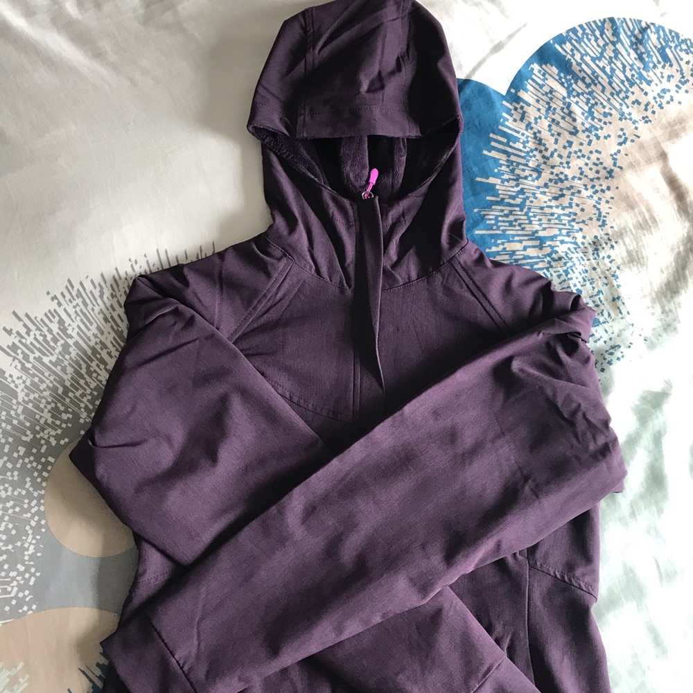 New Purple Kirkland Jacket with Fuzzy Inside